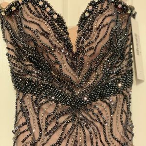 Jovanni beaded prom gown . new